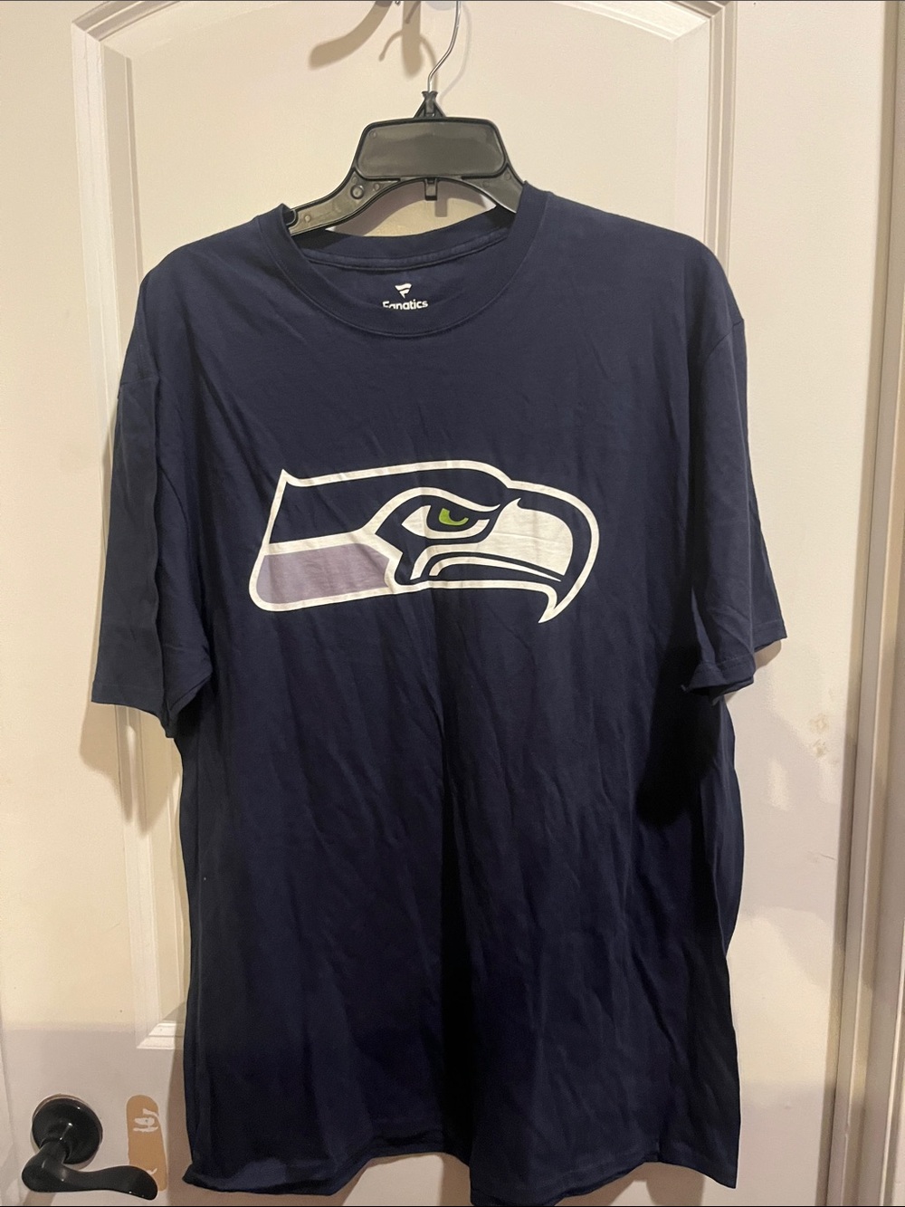 Fanatics Navy Seattle Seahawks Logo Tee